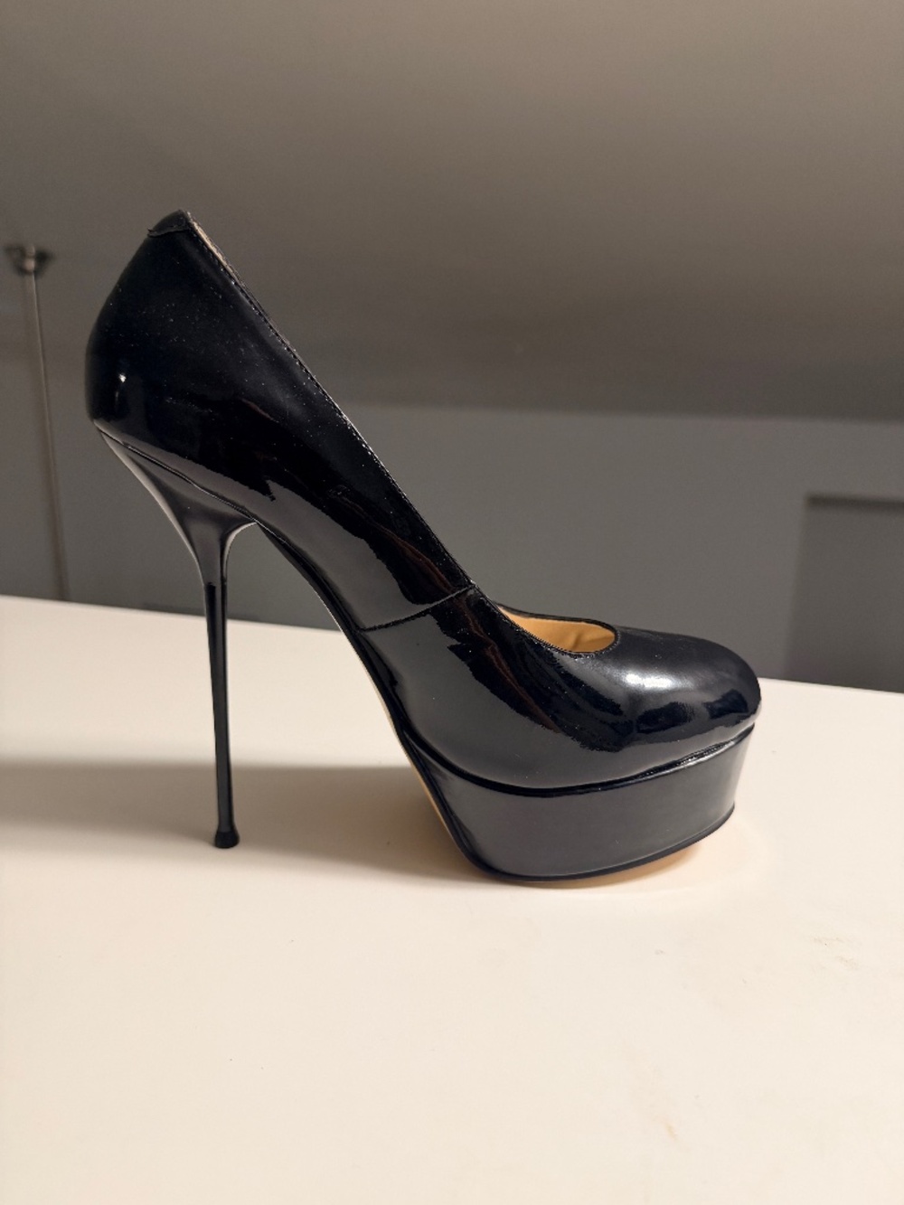Needle Heel Euro Style Pump